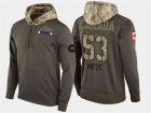 Nike Canadiens 53 Victor Mete Olive Salute To Service Pullover Hood