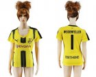 Womens Dortmund #1 Weidenfeller Home Soccer Club Jersey