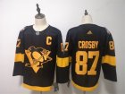 Penguins #87 Sidney Crosby Black 2019 NHL Stadium Series Adidas Jersey