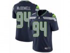 Mens Nike Seattle Seahawks #94 Malik McDowell Vapor Untouchable Limited Steel Blue Team Color NFL Jersey