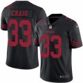 Youth Nike San Francisco 49ers #33 Roger Craig Limited Black Rush NFL Jersey