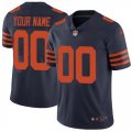 Mens Nike Chicago Bears Customized Navy Blue Alternate Vapor Untouchable Limited Player NFL Jersey