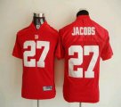 nfl new york giants #27 jacobs red