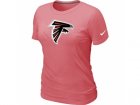 Women Atlanta Falcons Pink Logo T-Shirt