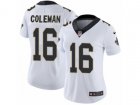 Women Nike New Orleans Saints #16 Brandon Coleman Vapor Untouchable Limited White NFL Jersey