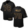 Men Nike Indianapolis Colts #78 Ryan Kelly Black Men's Stitched NFL Elite Pro Line Gold Collection Jersey