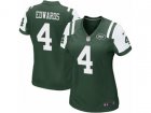 Women Nike New York Jets #4 Lac Edwards Game Green Team Color NFL Jersey