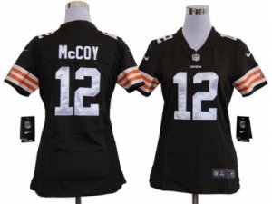 Nike Women Cleveland Browns #12 Colt McCoy Brown Jerseys