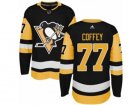 Mens Adidas Pittsburgh Penguins #77 Paul Coffey Authentic Black Home NHL Jersey