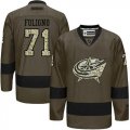 Columbus Blue Jackets #71 Nick Foligno Green Salute to Service Stitched NHL Jersey