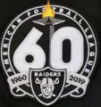 Oakland Raiders 1960-2019 60th Anniversary NFL Football Jersey