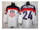 2014 winter olympics nhl jerseys #24 callahan white USA