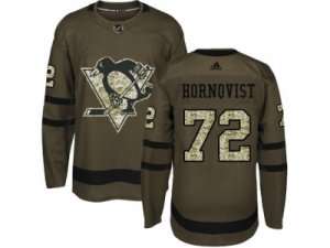 Adidas Pittsburgh Penguins #72 Patric Hornqvist Green Salute to Service Stitched NHL Jersey