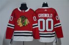 Blackhawks #00 Clark Griswold Red Adidas Jersey