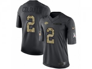 Nike Kansas City Chiefs #2 Dustin Colquitt Limited Black 2016 Salute to Service NFL Jersey