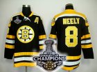 nhl boston bruins #8 neely black(A)[2011 stanley cup champions]