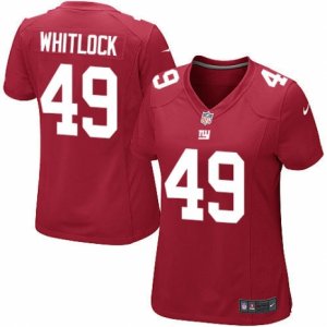 Women\'s Nike New York Giants #49 Nikita Whitlock Limited Red Alternate NFL Jersey