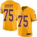 Youth Nike Washington Redskins #75 Brandon Scherff Limited Gold Rush NFL Jersey