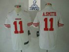 2013 Super Bowl XLVII Youth NEW NFL San Francisco 49ers 11 Alex Smith White (Youth Limited)