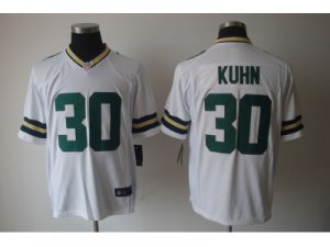 Nike NFL Green Bay Packers #30 John Kuhn white Game Jerseys