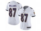 Women Nike Baltimore Ravens #87 Maxx Williams Vapor Untouchable Limited White NFL Jersey