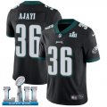 Youth Nike Eagles #36 Jay Ajayi Black 2018 Super Bowl LII Vapor Untouchable Player Limited Jersey