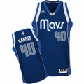 Mens Adidas Dallas Mavericks #40 Harrison Barnes Swingman Navy Blue Alternate NBA Jersey