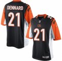 Men's Nike Cincinnati Bengals #21 Darqueze Dennard Limited Black Team Color NFL Jersey