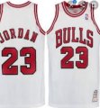Bulls #23 Michael Jordan 1997-98 white Swingman