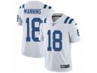 Mens Nike Indianapolis Colts #18 Peyton Manning Vapor Untouchable Limited White NFL Jersey