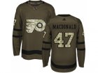 Adidas Philadelphia Flyers #47 Andrew MacDonald Green Salute to Service Stitched NHL Jersey