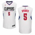 Mens Adidas Los Angeles Clippers #5 Marreese Speights Authentic White Home NBA Jersey