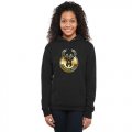 Womens Milwaukee Bucks Gold Collection Pullover Hoodie Black