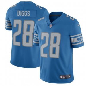 Nike Lions #28 Quandre Diggs Blue Vapor Untouchable Limited Jersey