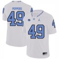 North Carolina Tar Heels 49 White Peppers Blue College Football Jersey