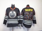 nhl jerseys edmonton oilers #64 yakupov black