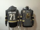 Vegas Golden Knights #71 William Karlsson Gray All Stitched Hooded Sweatshirt