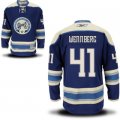 Mens Columbus Blue Jackets #41 Alexander Wennberg Navy Blue Alternate Stitched NHL Jersey