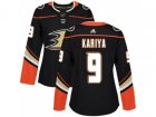 Women Adidas Anaheim Ducks #9 Paul Kariya Black Home Authentic Stitched NHL Jersey