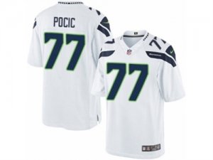 Mens Nike Seattle Seahawks #77 Ethan Pocic Limited White NFL Jersey