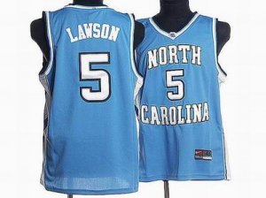 North Carolina #5 Ty Lawson Embroidered College Jerseys blue