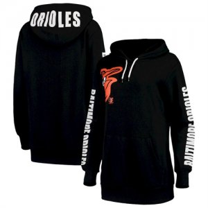 Baltimore Orioles G III 4Her by Carl Banks Women\'s 12th Inning Pullover Hoodie Black