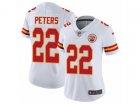 Women Nike Kansas City Chiefs #22 Marcus Peters Vapor Untouchable Limited White NFL Jersey