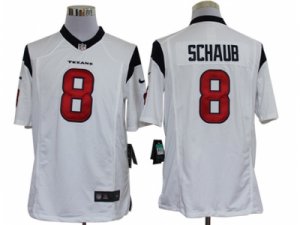 Nike NFL Houston Texans #8 Matt Schaub White Jerseys(Limited)