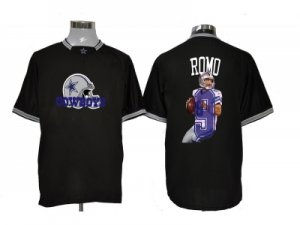 Nike Dallas Cowboys #9 Tony Romo black jerseys[all-star fashion]