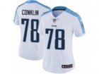 Women Nike Tennessee Titans #78 Jack Conklin Vapor Untouchable Limited White NFL Jersey