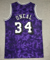 Lakers #34 O'Neal Purple Nike Swingman Jersey