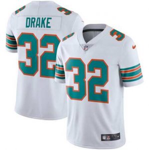 Nike Dolphins #32 Kenyan Drake White Alternate Vapor Untouchable Limited Jersey