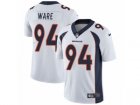 Mens Nike Denver Broncos #94 DeMarcus Ware Vapor Untouchable Limited White NFL Jersey