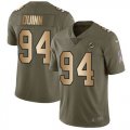 Nike Dolphins #94 Robert Quinn Olive Gold Salute To Service Limited Jersey